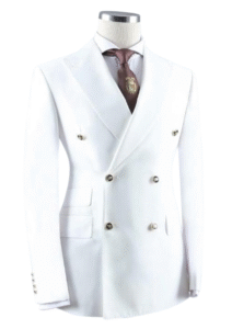 Double-Breasted Tuxedo Blazer - Luxury Formal Suit Jacket