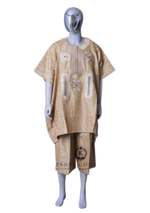 Classic Beige Agbada Set