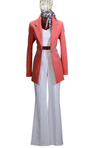 Blazer with Wide-Leg Jumpsuit