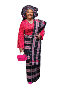 Elegant Aso-Oke Wrapper Set