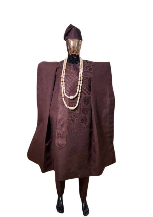Royal Aso Oke Agbada for Men