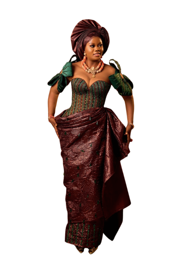 Elegant Aso-Oke George Ensemble
