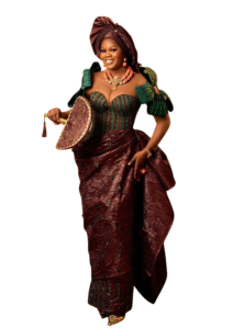 Luxurious Aso-Ebi Lace Wrapper Set